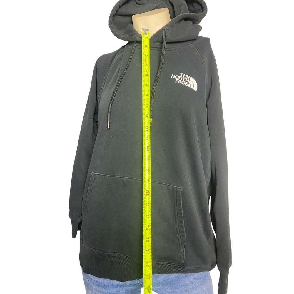 The‎ North Face Womens Large Black Pullover Hoodie Sweatshirt Kangaroo Pocket